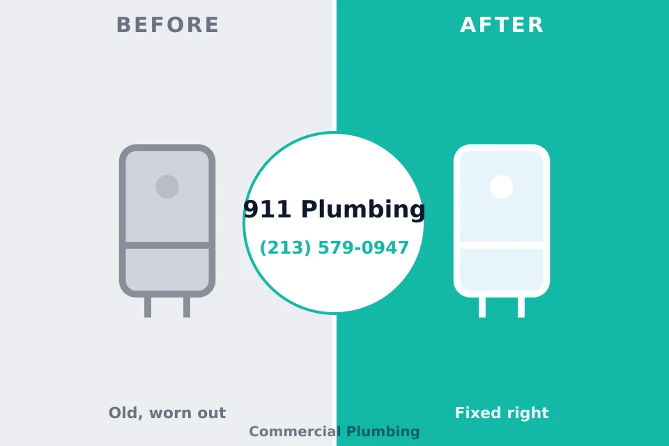 Before and after: plumbing company Humboldt, IA